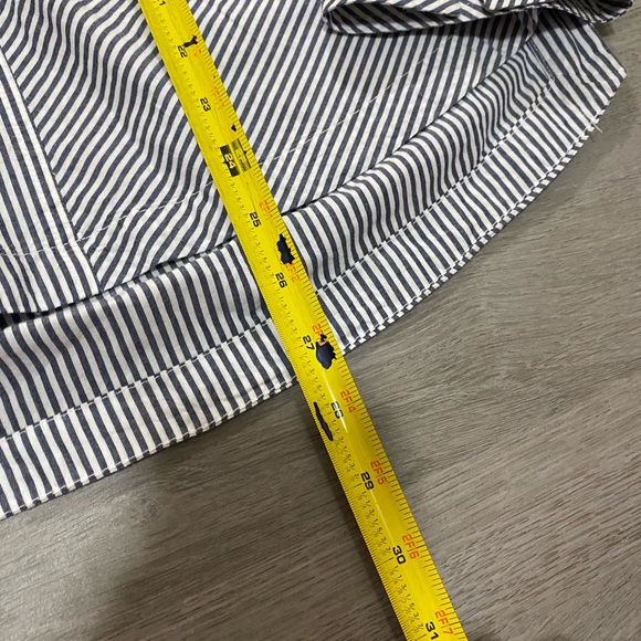 Maeve By Anthropologie Striped Henley Popover Shirt Size Small - Picture 9 of 9